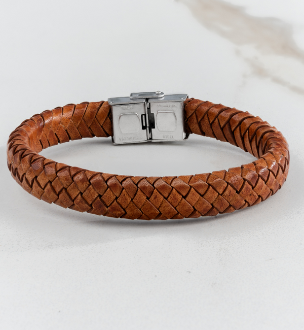 KAYA sieraden Leather Bracelet Rock