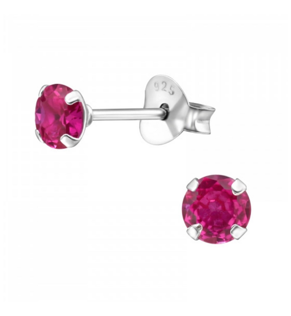 KAYA sieraden Children's Earrings Pink Crystal - Copy - Copy