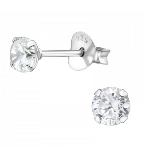 KAYA sieraden Minimalistische Studs met Kristal