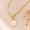 KAYA sieraden Gepersonaliseerde Schakelketting met Groot Slotje | Stainless Steel
