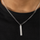 KAYA sieraden Men's Bar Chain with 3 Initials