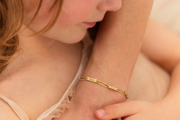 Closed forever schakelarmband met namen