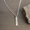 KAYA sieraden Heren Bar Ketting met Eigen Handschrift
