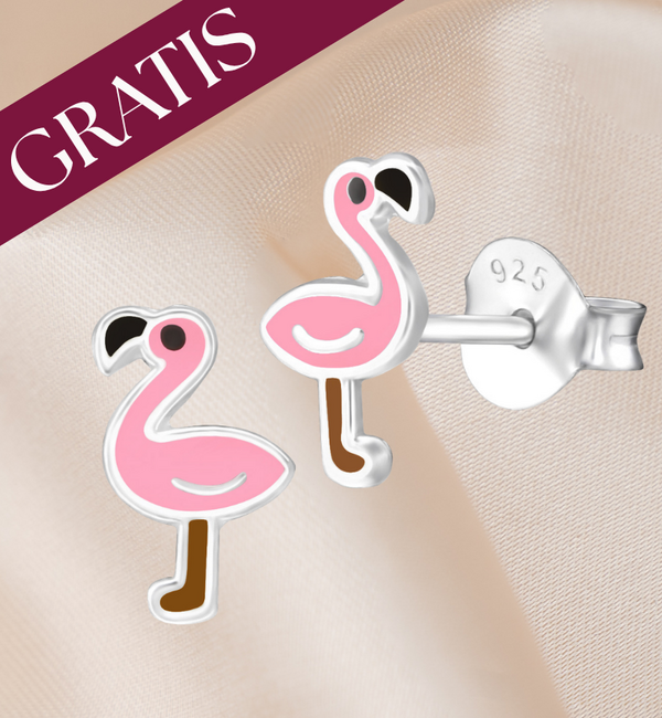 KAYA sieraden GRATIS FLAMINGO OORBELLEN I bij aankoop 3 paar!