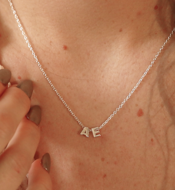 KAYA sieraden Letter Necklace with 2 initials