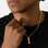 KAYA sieraden Men's Bar Chain with Custom Signature