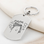 KAYA sieraden Stainless Steel Sleutelhanger Tekening | Ovaal