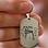 KAYA sieraden Stainless Steel keychain Drawing | Oval