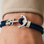 KAYA sieraden Nautische armband met scheepsanker I Ocean Blue