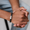KAYA sieraden Gevlochten Armband Leer Heren met Vingerafdruk en Naam