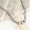 KAYA sieraden Heren schakelketting Gourmet  met Namen | Stel Zelf Samen | 4 mm