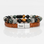 KAYA sieraden 2 delige Set: Edelstenen & Leren Armband met gravure