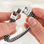 Gegraveerde sieraden Roestvrijstalen Schakelarmband met Vingerafdruk en Naam | RVS