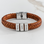 KAYA sieraden Herenarmband Leer Rock My World | Kies je Bedels