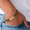 KAYA sieraden RVS Vaderdag Schakelarmband met Gravure