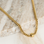 KAYA sieraden Heren schakelketting Gourmet met 1 Intiaal | Stainless Steel