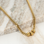 KAYA sieraden Men's Gourmet link chain with 3 initials | 4 mm | Stainless Steel
