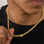 KAYA sieraden Heren schakelketting Gourmet met 1 naam I Stainless steel