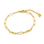 KAYA sieraden Personalized Name Bracelet ‘Paperclip’ | Create Your Own
