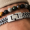 KAYA sieraden 2-Piece Set: Link bracelet & Mixed forest bead bracelet