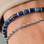 KAYA sieraden 2 delige Set: Stalen &  Edelstenen armband