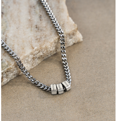 KAYA sieraden Men's link chain with Names | Create your own