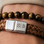 KAYA sieraden 2-Piece Set: Tiger Eye Beads & Leather Bracelet