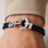 KAYA sieraden Nautische armband met scheepsanker I Ocean Blue