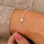 KAYA sieraden Bracelet with Letter Charms of your Choice