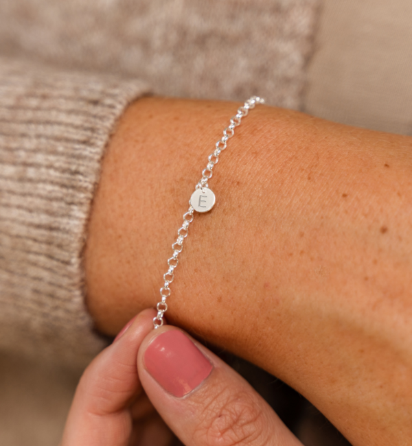 KAYA sieraden Bracelet with Letter Charms of your Choice