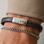 KAYA sieraden 2-Piece Set: Gourmet & Leather Bracelet Blue