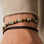 KAYA sieraden Men’s stainless steel gourmet bracelet black | 4 mm