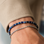 KAYA sieraden Men’s stainless steel rope bracelet silver | 3 mm