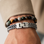 KAYA sieraden Edelstenen Armband Heren Mixed Forest