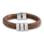 KAYA sieraden Jongens Armband Leer met Naam Rock My World