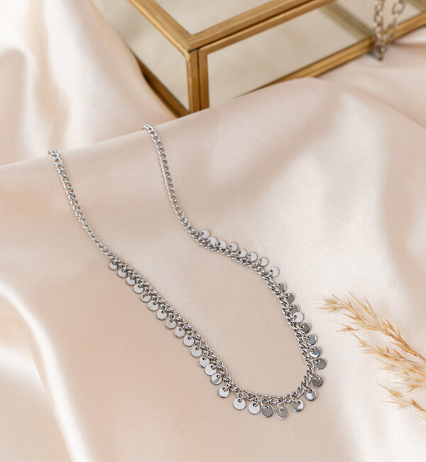 KAYA sieraden Boho Necklace 'Coins' | Stainless Steel - Copy