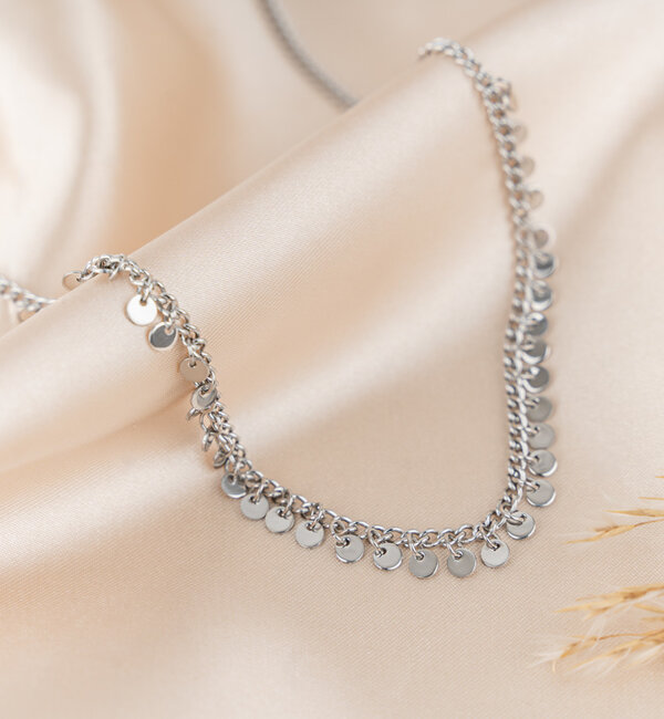KAYA sieraden Boho Sieraden Set 'Muntjes' | Stainless Steel