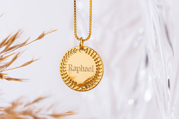 ketting oliva met naam gravure