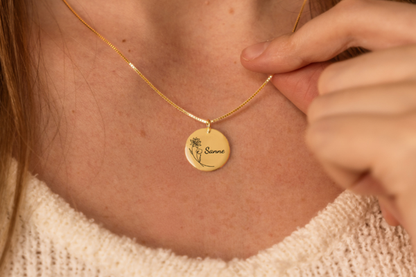 ketting met naam gravure