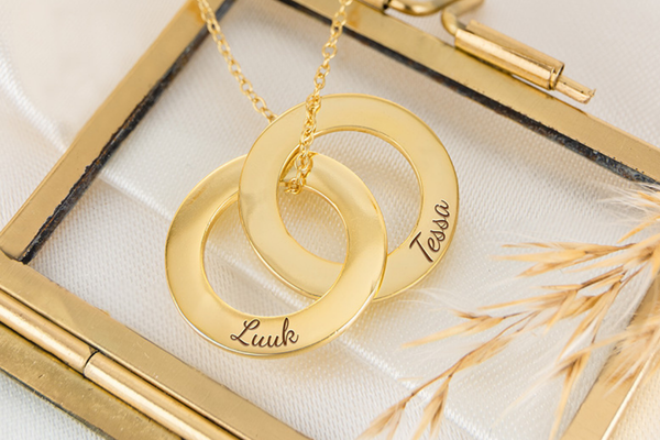 ketting namen gravure goud