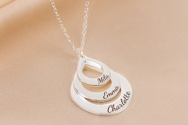ketting druppel met namen