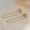 KAYA sieraden Studs met Ketting en Kristal |  Stainless Steel