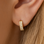 KAYA sieraden Earrings with Stones - Small | Stainless Steel