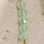 KAYA sieraden Hoop Earrings with Green Stones | Stainless Steel