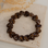 KAYA sieraden Bruine Sieradenset met Hartjes  | Stainless steel