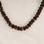 KAYA sieraden Bruine Ketting met Hartjes | Stainless steel