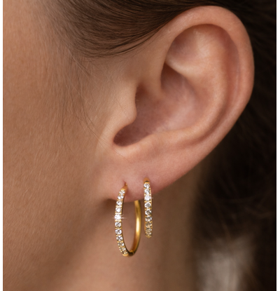KAYA sieraden Earrings set Shiny Glow I 14 + 16 mm