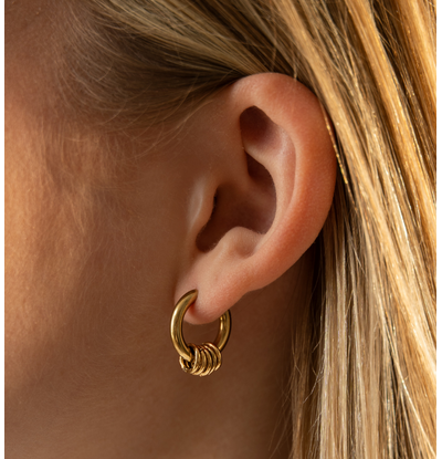 KAYA sieraden Earrings with Rings