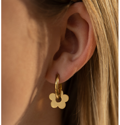 KAYA sieraden Earrings with Flower 'Flower Power'