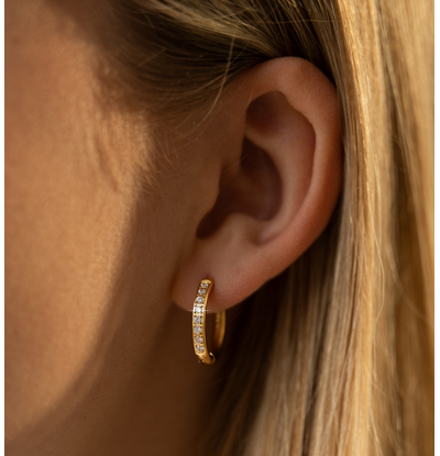 KAYA sieraden Earrings with Stones- 16 mm